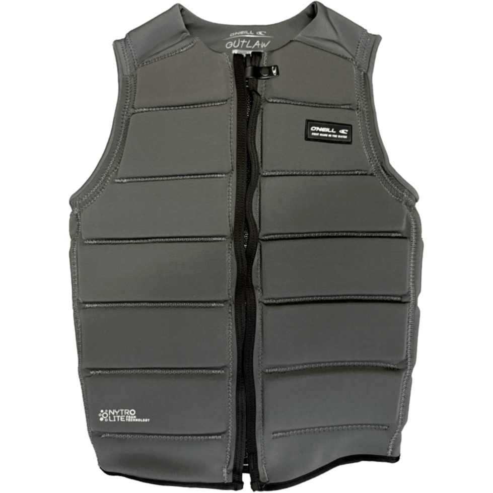 2026 O'Neill Herre-vest I Outlaw- Comp -serien 5645EU  Hærdet Stål / Graphite